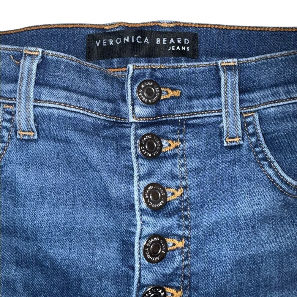 Veronica Beard Debbie High-Rise Skinny Jeans – Beacon Wash